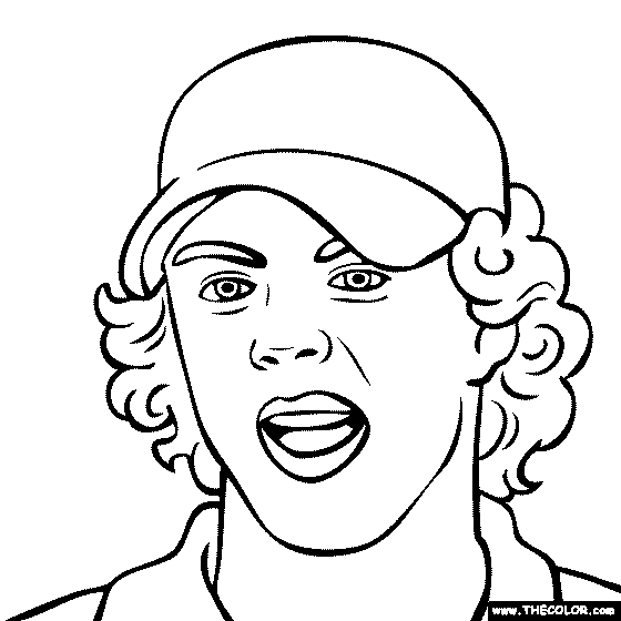 Rory Mcllroy Coloring Page.
