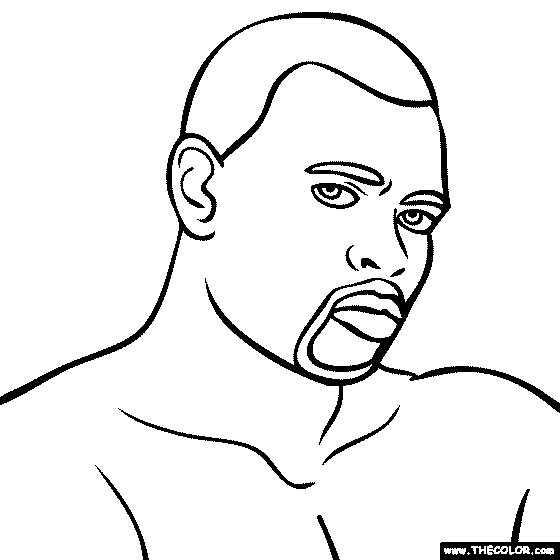 Roy Jones Jr. Coloring Page