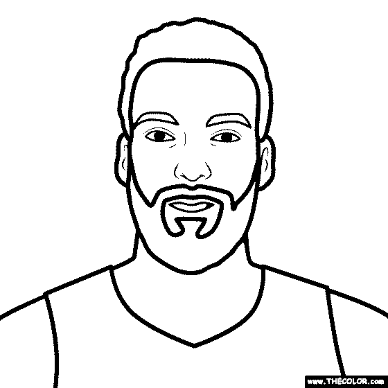 Rudy Gobert Coloring Page