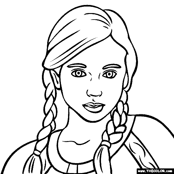 Ryan Newman Coloring Page