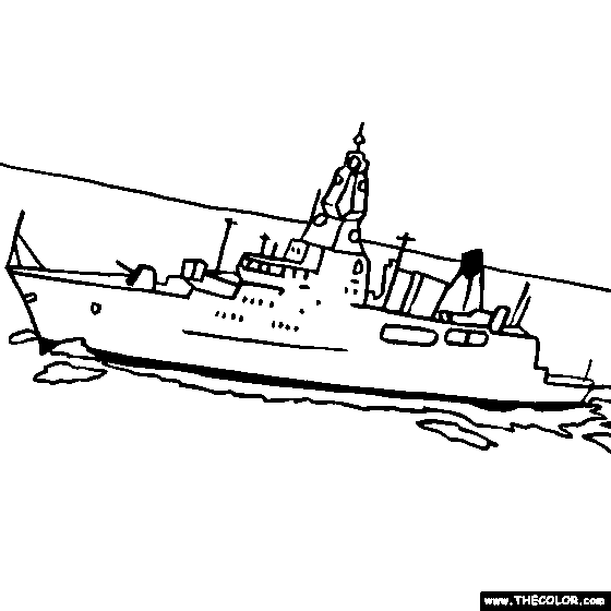 Sachsen Class German Military Navy Frigate Ship