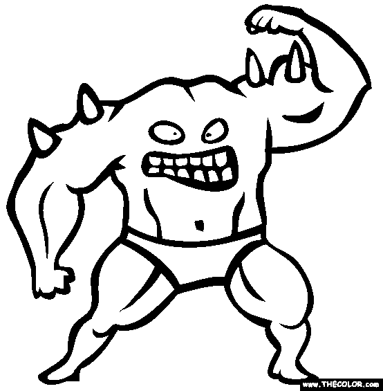 Samson Coloring Page