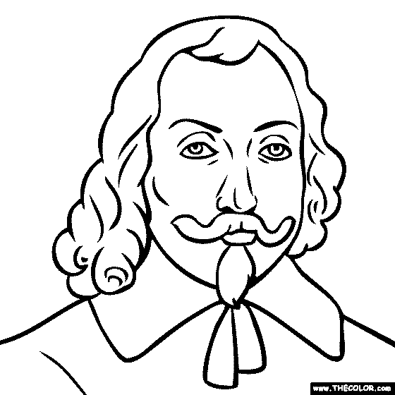 Samuel de Champlain Coloring Page