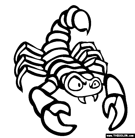 Scorpion Coloring Page