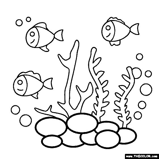 Sea Life Coloring Page