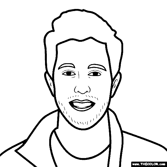 Shaun White Coloring Page