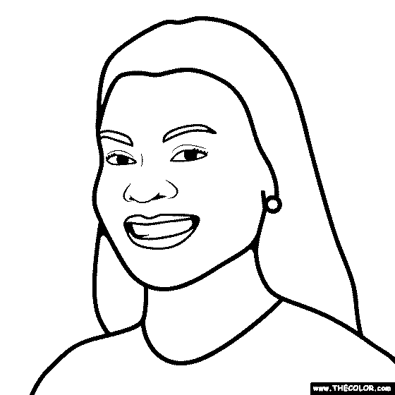 Sherly Swoopes Coloring Page