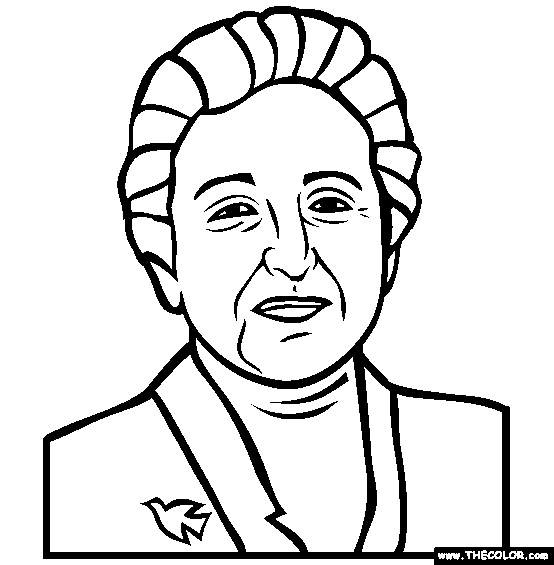 Shirin Ebadi Coloring Page
