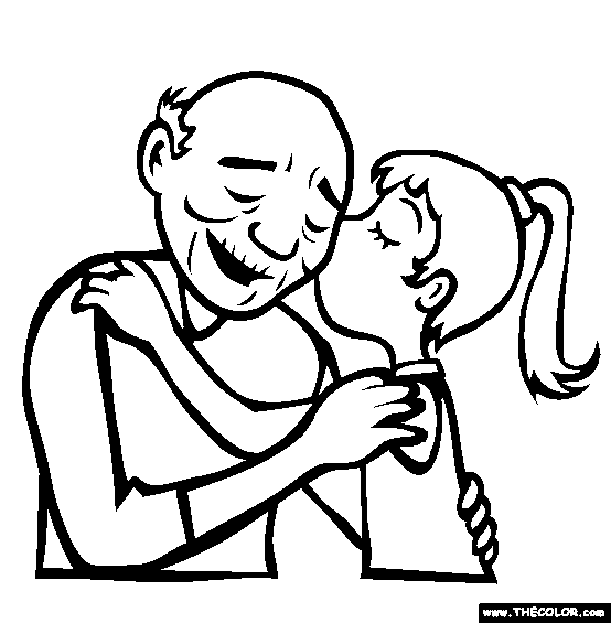 Showing Love Coloring Page