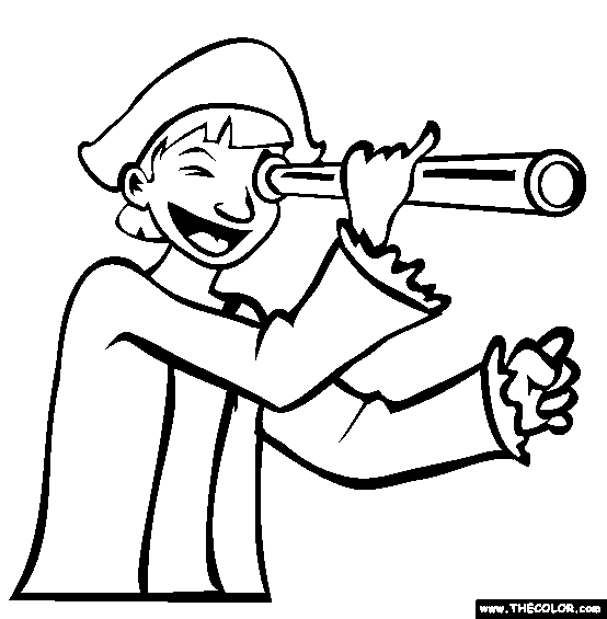Sighting Coloring Page