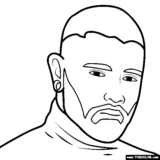 Skrillex Coloring Page