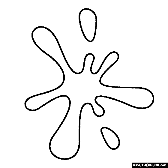 Slime Coloring Page