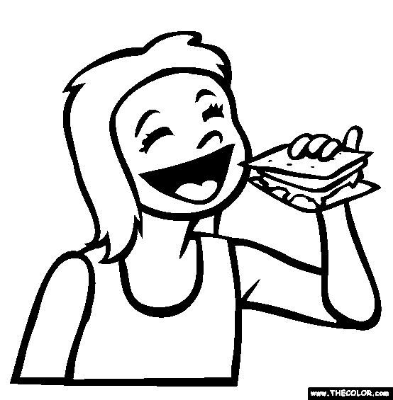 Smores Coloring Page