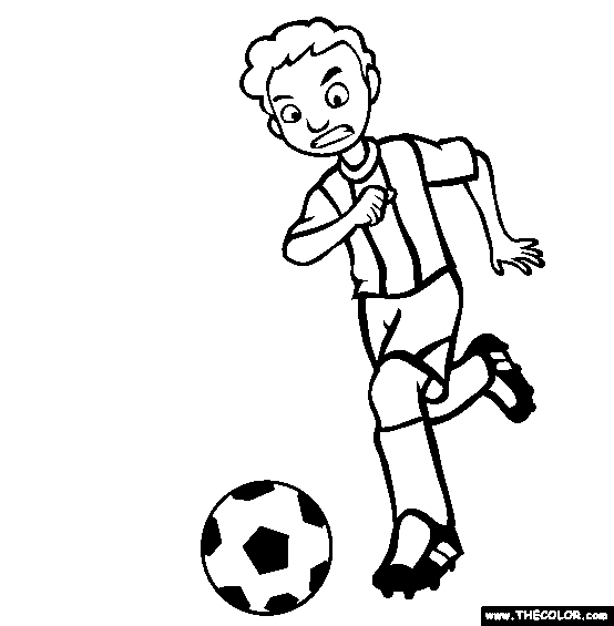 Soccer Coloring Page