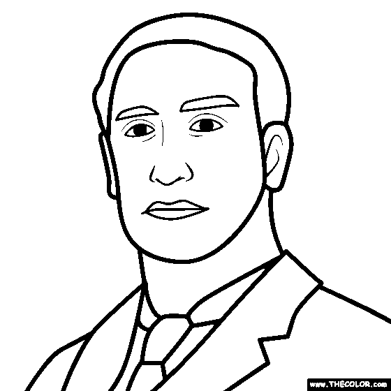 Solomon R Guggenheim Coloring Page