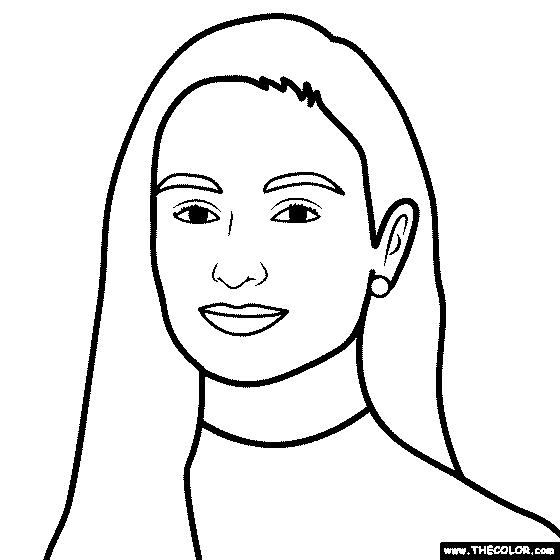 Sophie Turner Coloring Page