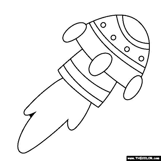 Space Probe Coloring Page
