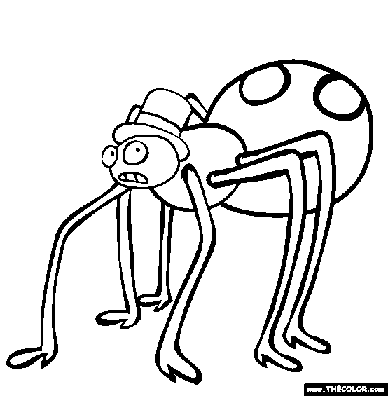 Spider Coloring Page