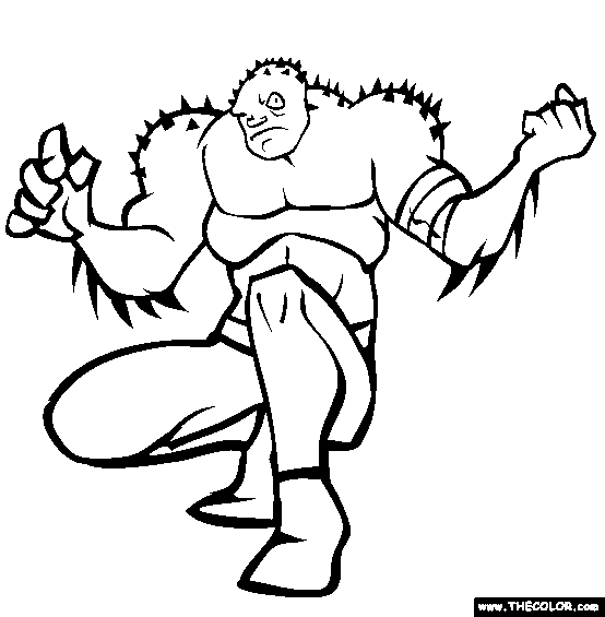 Spikes Coloring Page