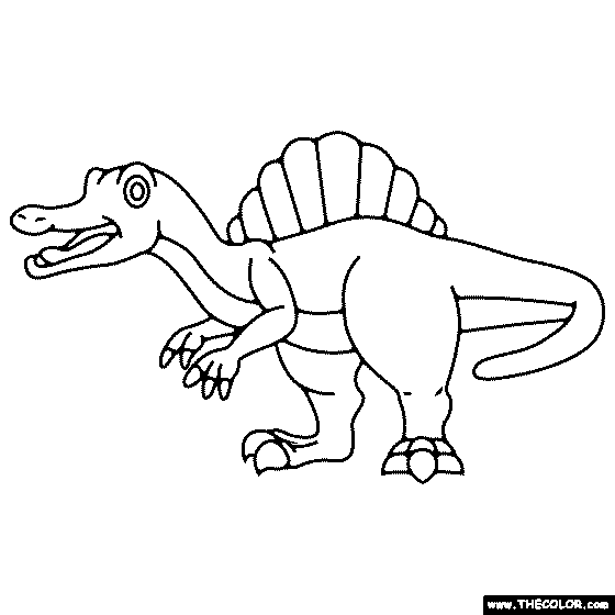 Spinosaurus Coloring Page