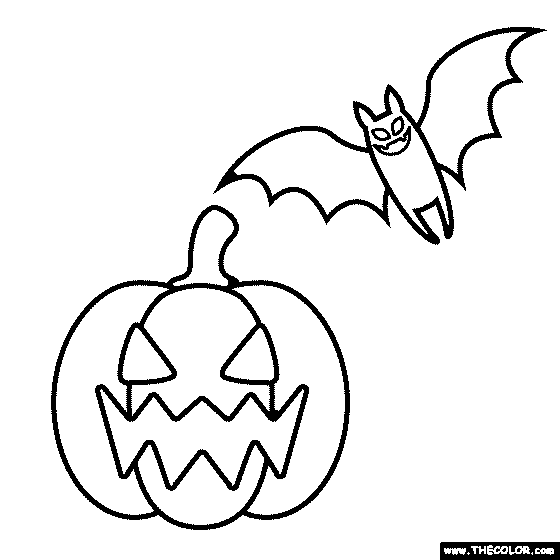 Spooky Season Coloring Page