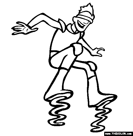 Springer Coloring Page