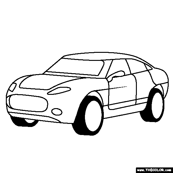 Spyker D12 online coloring page