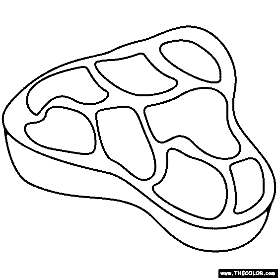 Meat Coloring Pages