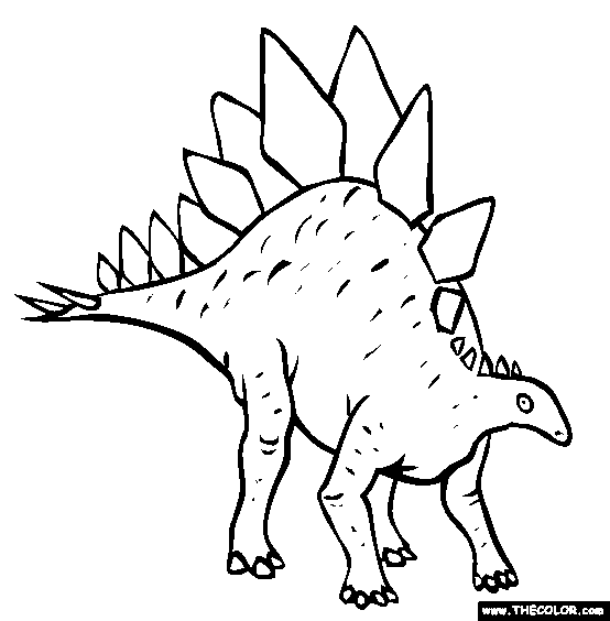 Stegosaurus Coloring Page