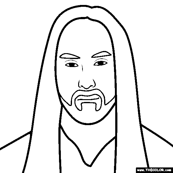 Steve Aoki Coloring Page