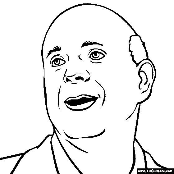 Steve Ballmer Coloring Page