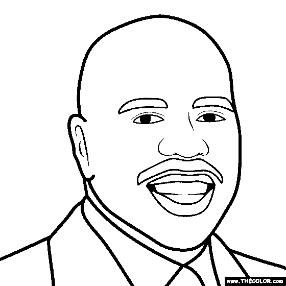 Steve Harvey Coloring Page