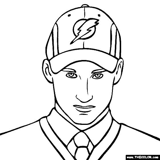 Steven Stamkos Coloring Page