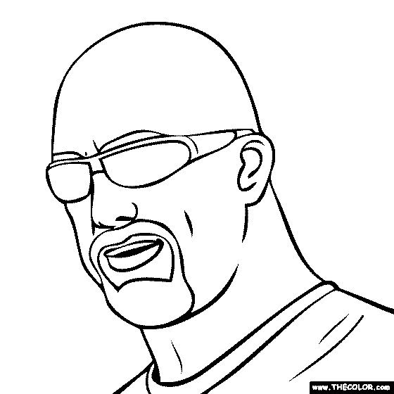 Stone Cold Steve Austin Coloring Page