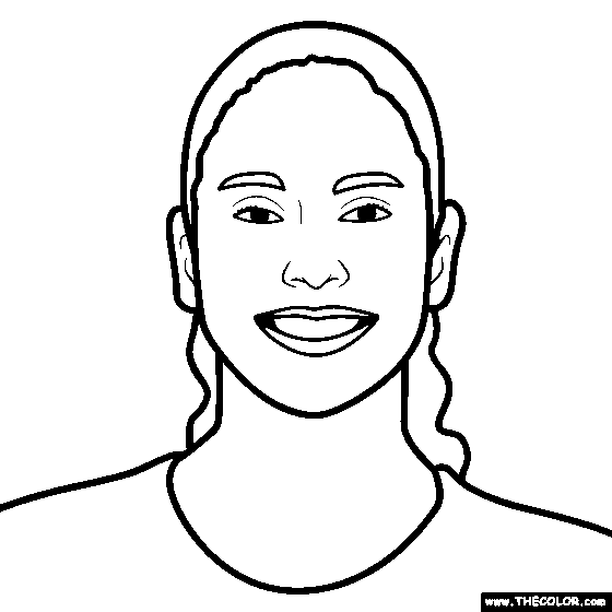 Sue Bird Coloring Page