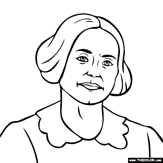 Susan B. Anthony Coloring Page