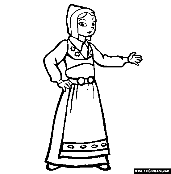 Sweden Coloring Page