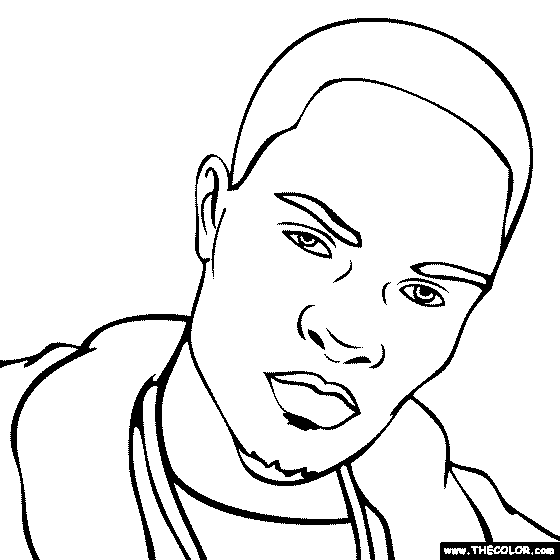 T.I. Coloring Page