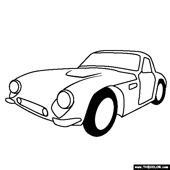 TVR Griffith 200 Coloring Page