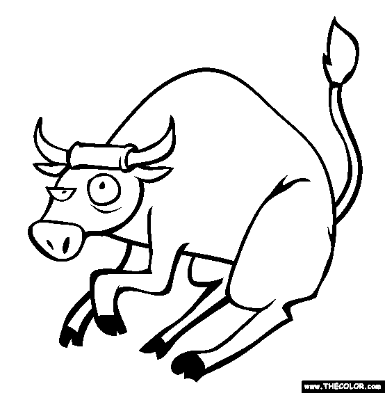 Taurus Coloring Page