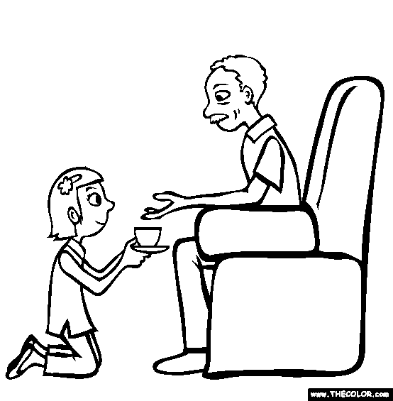 Chinese Tea Ceremony Coloring Page