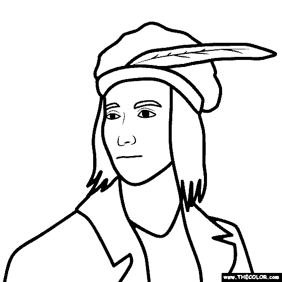 Tecumseh Coloring Page