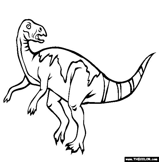 Tenontosaurus Coloring Page