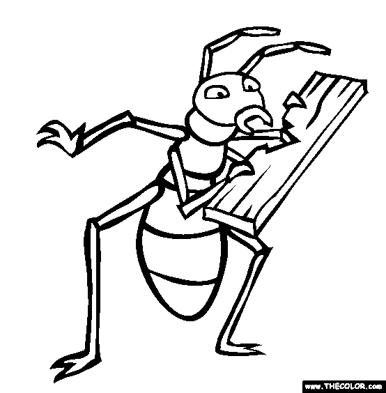 Termite Coloring Page