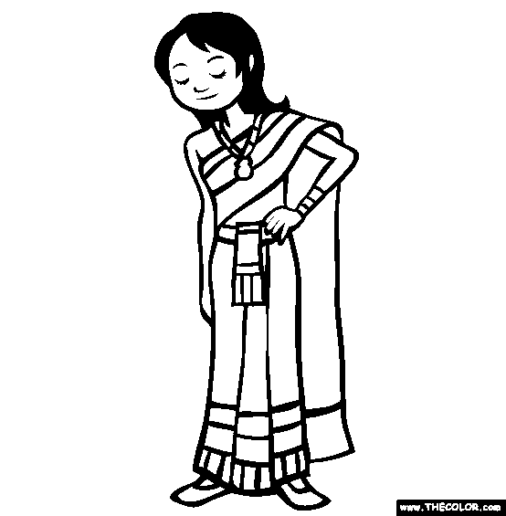 Thailand Coloring Page