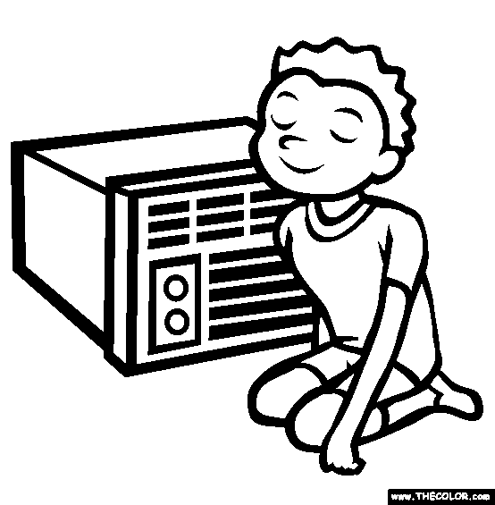 The Air Conditioner Coloring Page