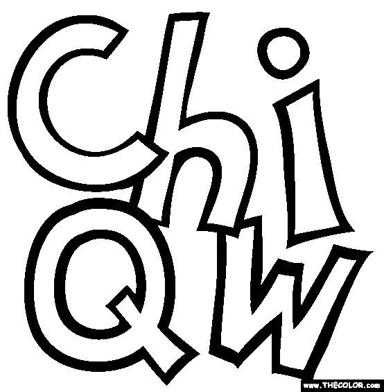 The Alphabets Coloring Page