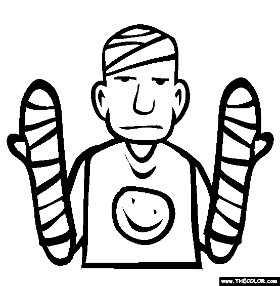 The Bandage Coloring Page