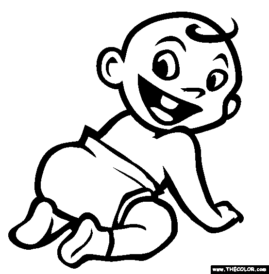 The Disposable Diaper Coloring Page