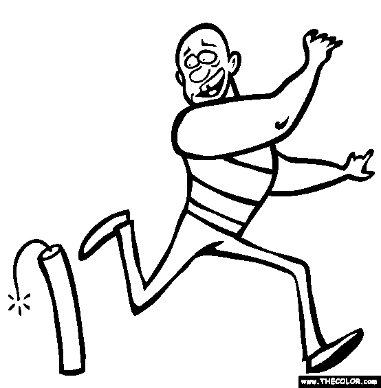 Dynamite Coloring Page